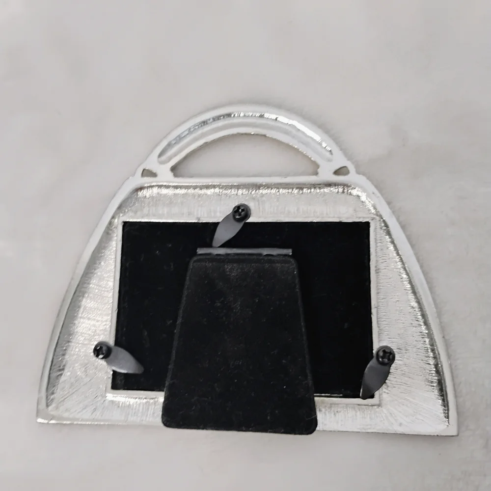 Vintage Style‎ Purse Shaped Mini Picture Frame 3x2 Hobby Lobby Copper Tones L